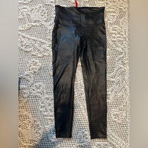 Spanx faux leather leggings